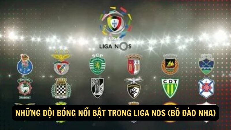 Những đội bóng nổi bật trong Liga NOS (Bồ Đào Nha)